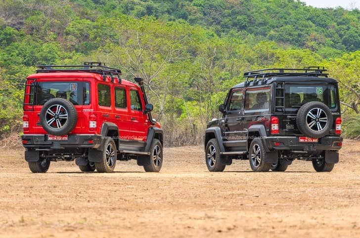 Force Gurkha 5 Door Rear View Force Gurkha 5 Door Rear View